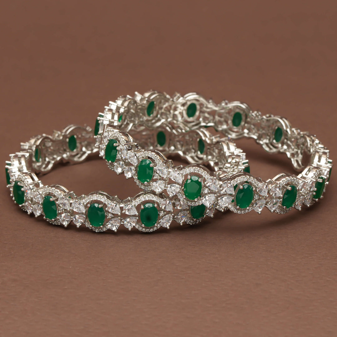 CZ Emerald Bangles