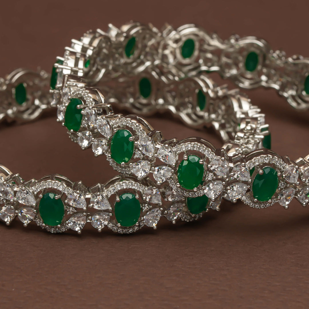 CZ Emerald Bangles