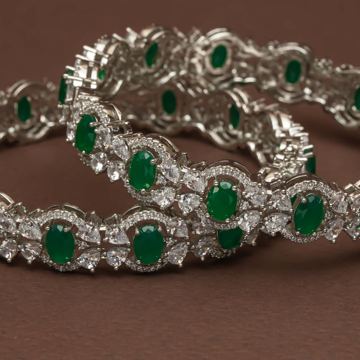 CZ Emerald Bangles