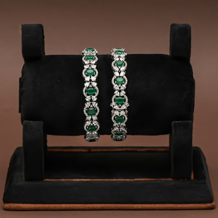 CZ Emerald Bangles