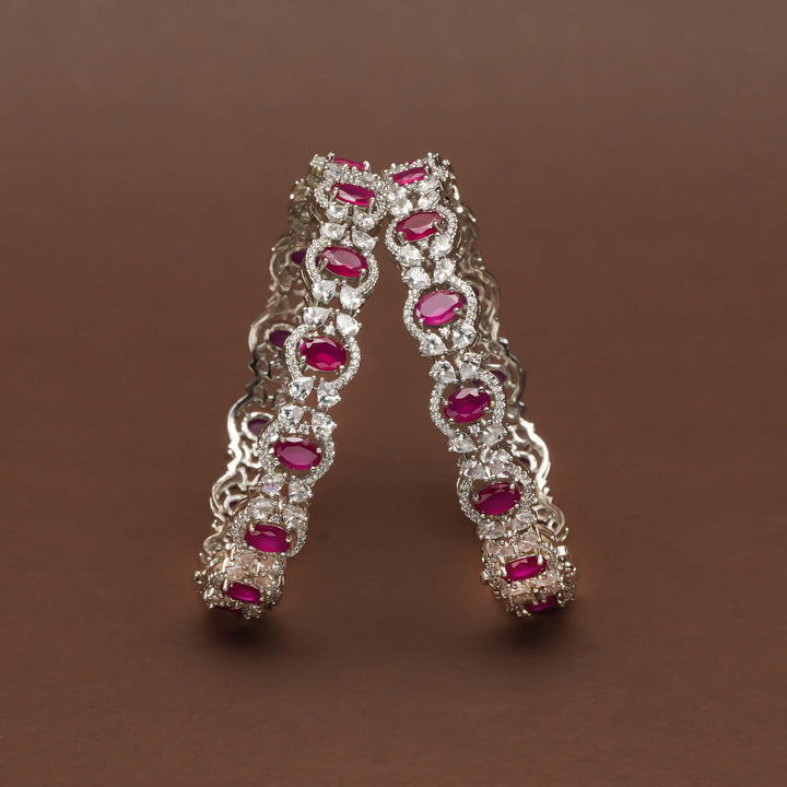 CZ Ruby Bangles