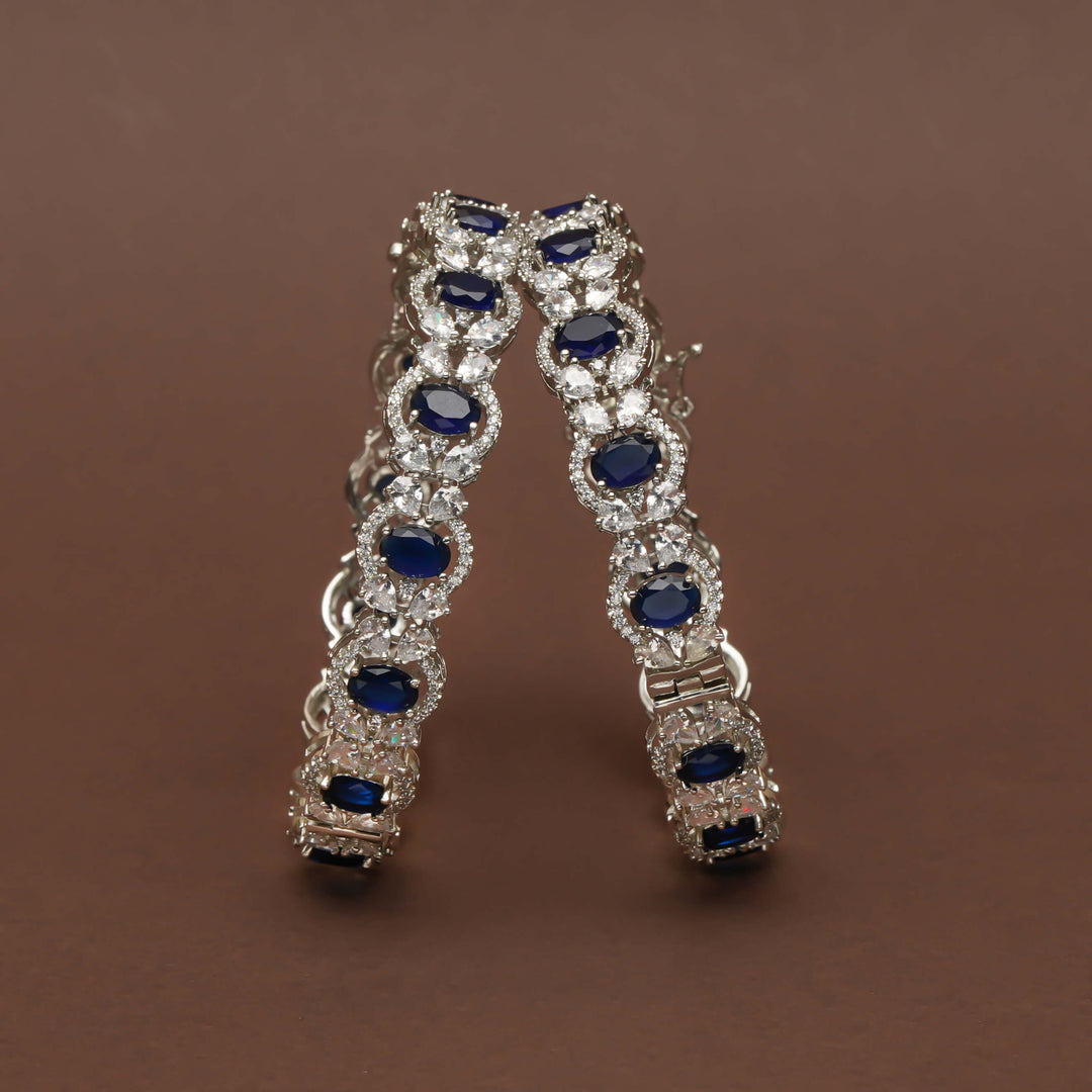CZ Sapphire Bangles