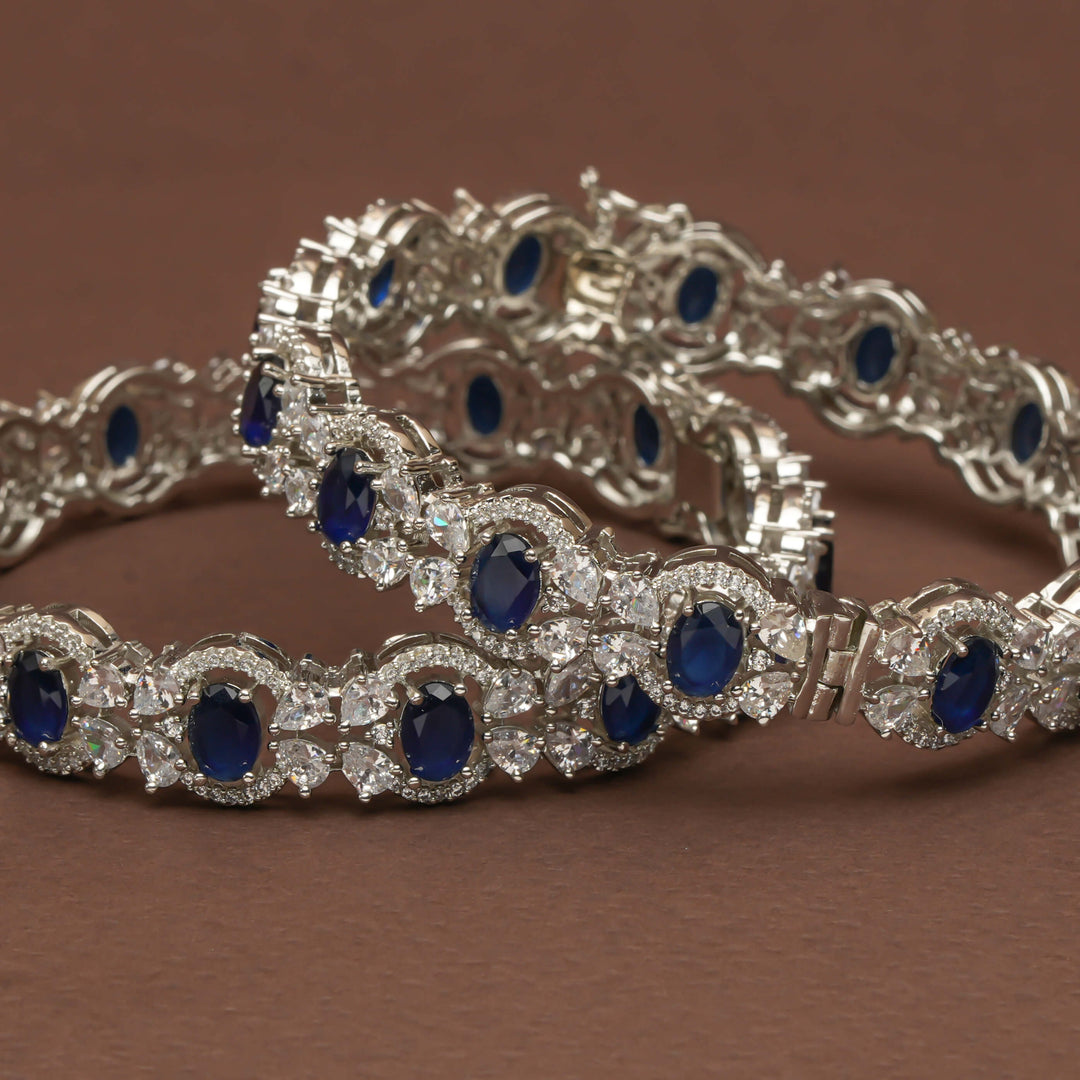 CZ Sapphire Bangles