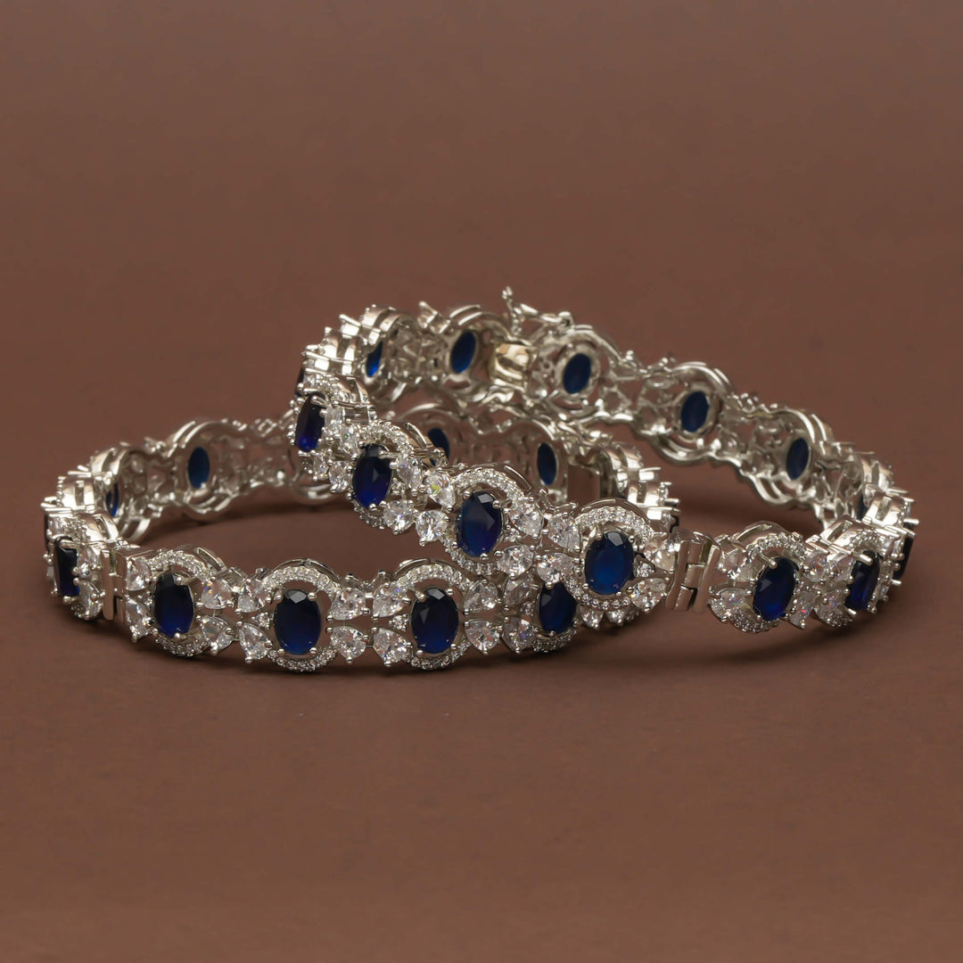 CZ Sapphire Bangles