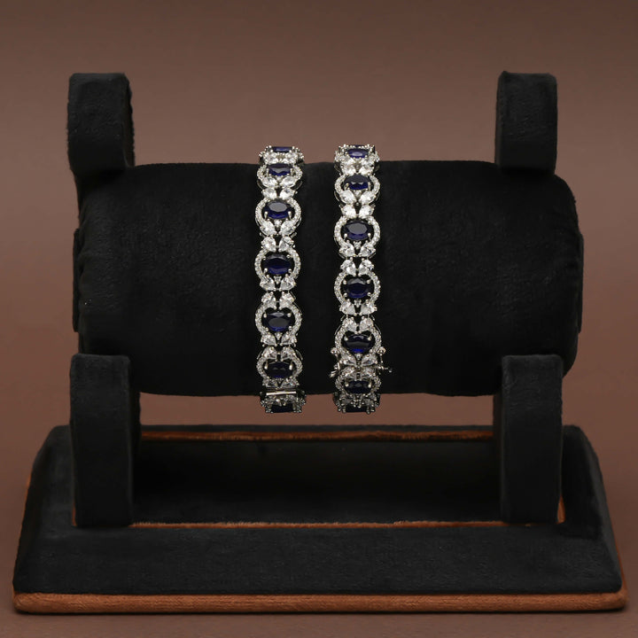 CZ Sapphire Bangles