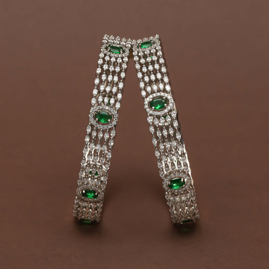 CZ Emerald Bangles