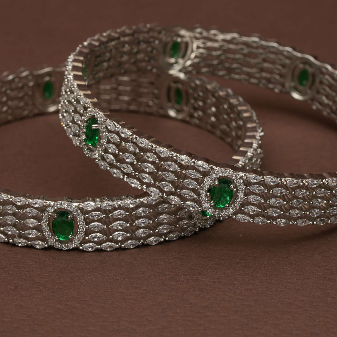 CZ Emerald Bangles