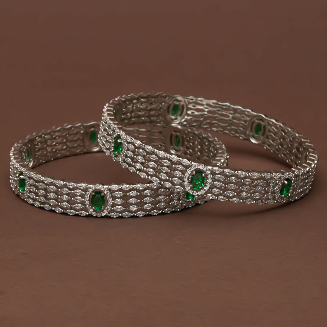CZ Emerald Bangles