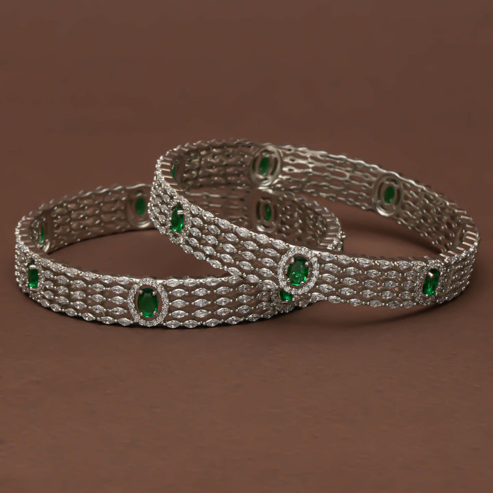 CZ Emerald Bangles