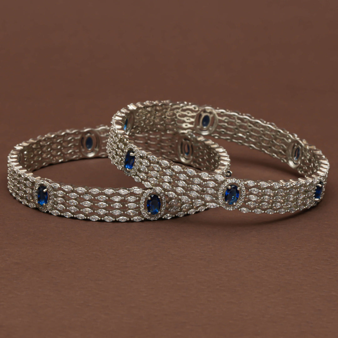 CZ Sapphire Bangles