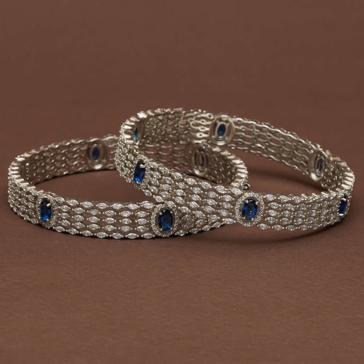 CZ Sapphire Bangles