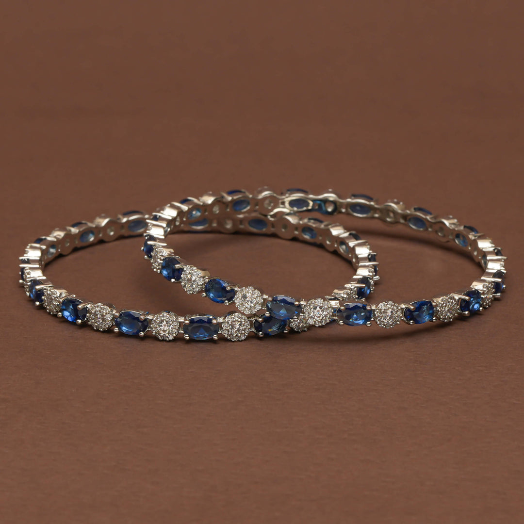 CZ Sapphire Bangles