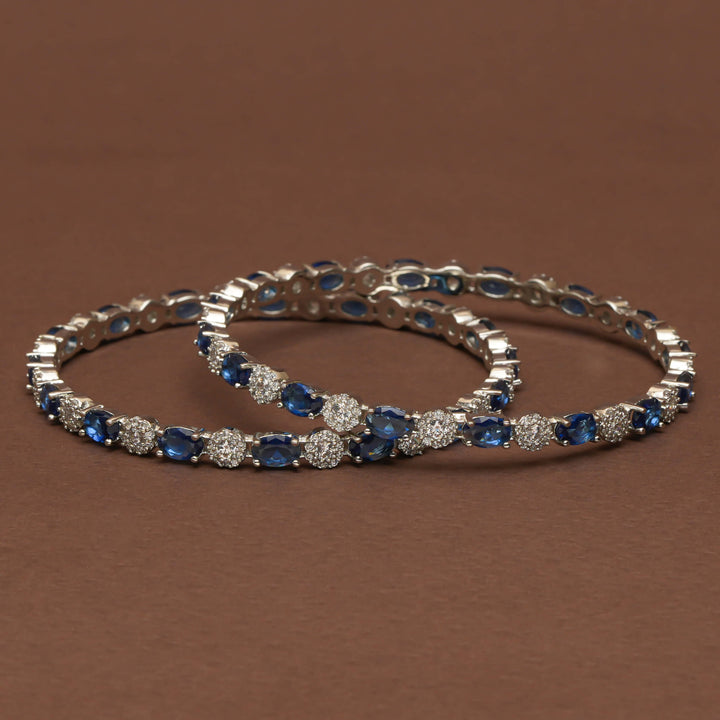 CZ Sapphire Bangles
