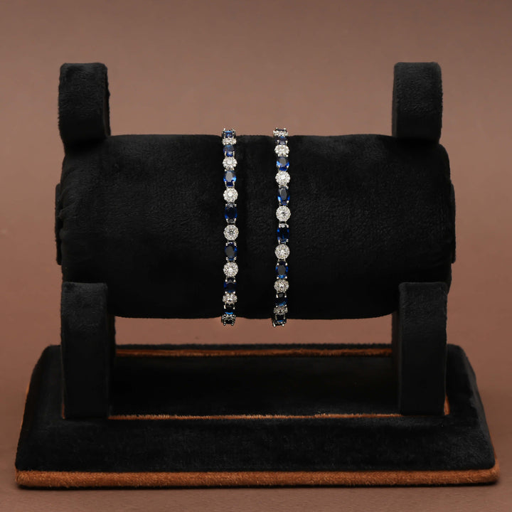 CZ Sapphire Bangles
