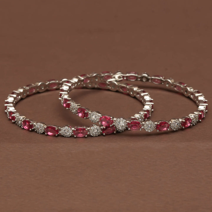 CZ Ruby Bangles