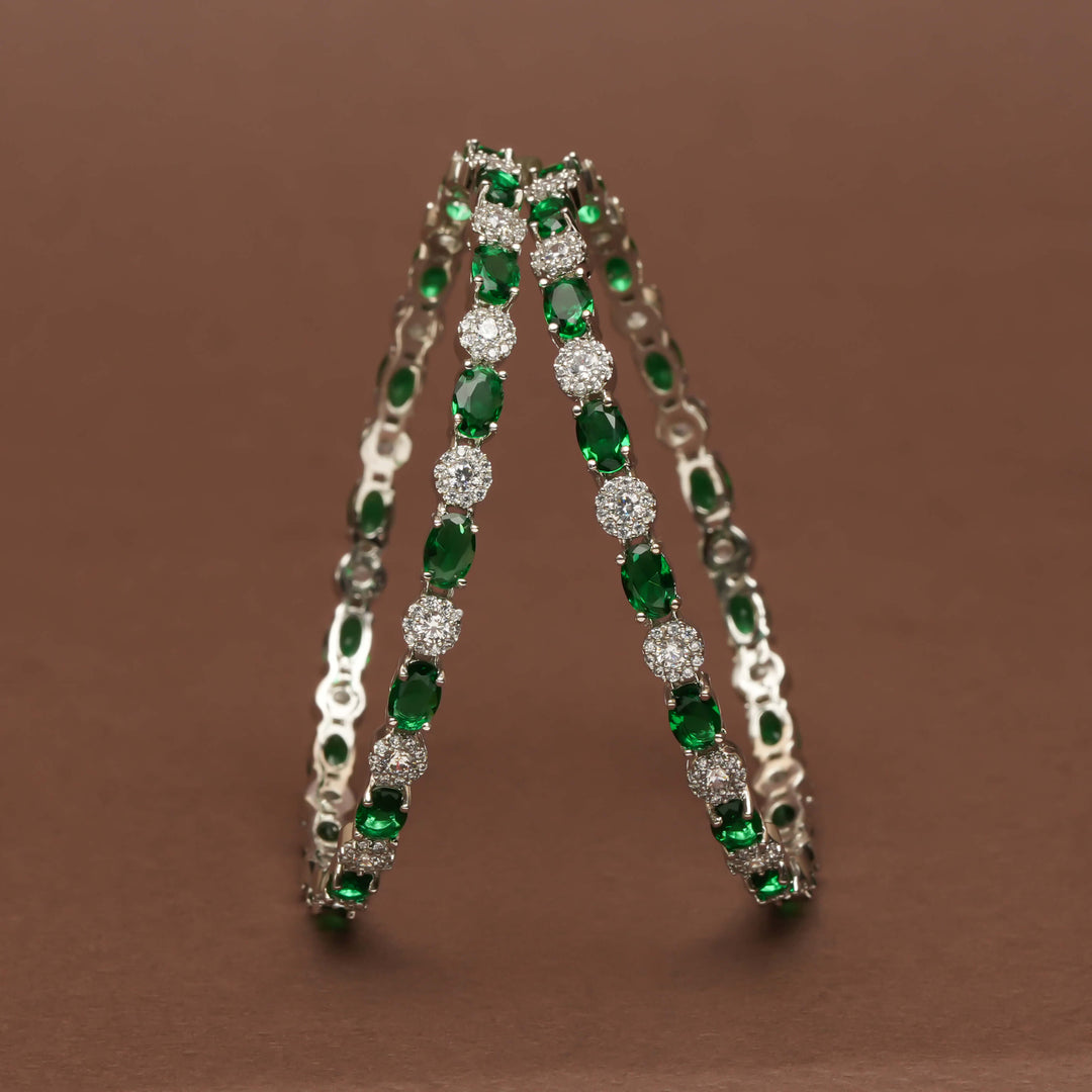 CZ Emerald Bangles