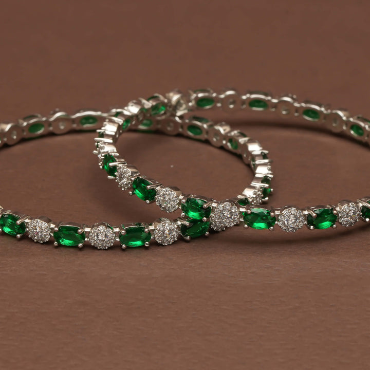 CZ Emerald Bangles