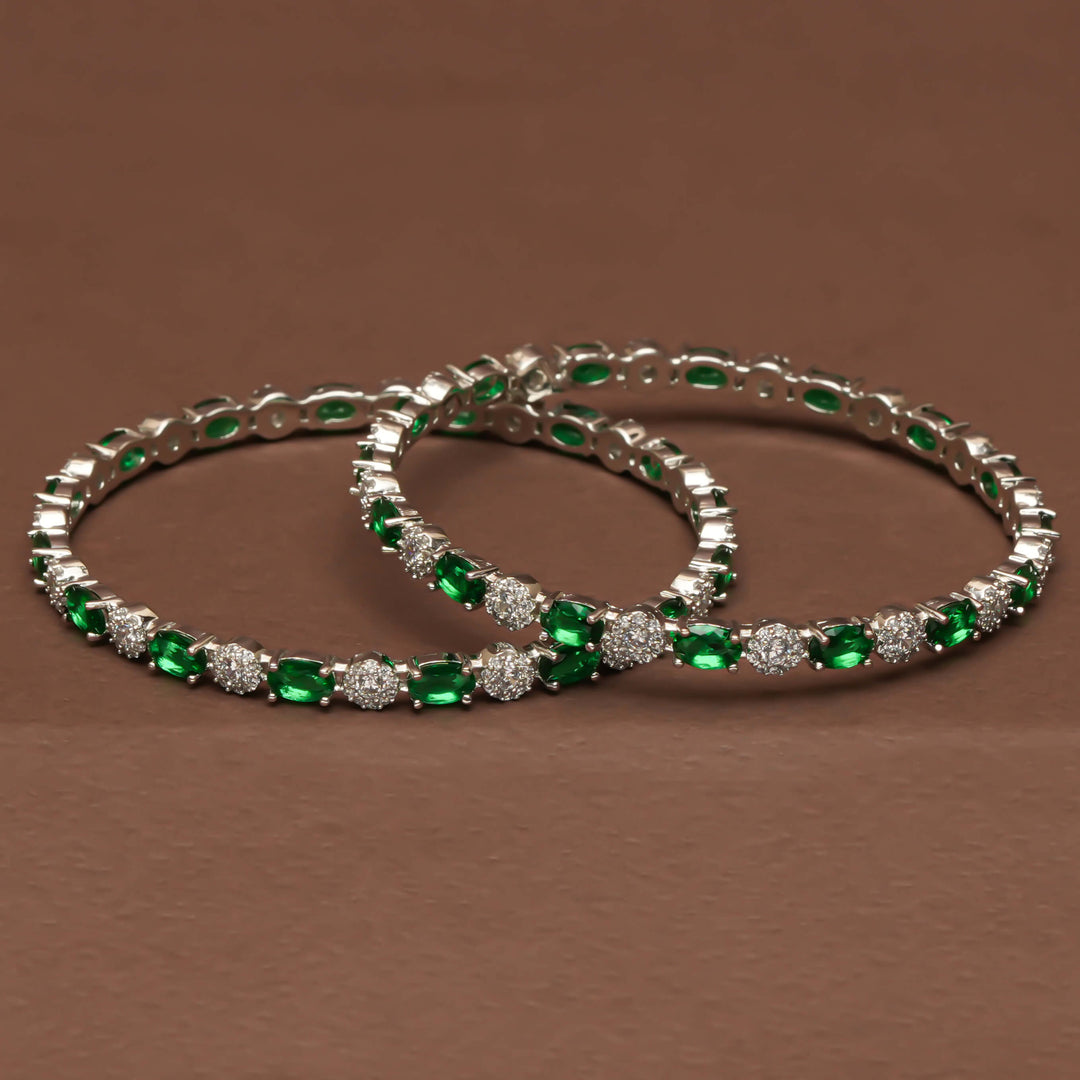 CZ Emerald Bangles