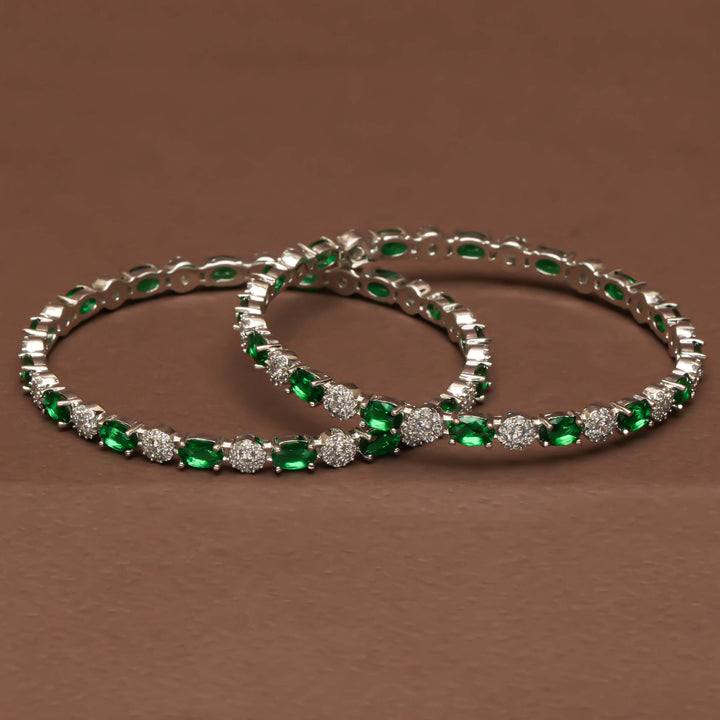 CZ Emerald Bangles