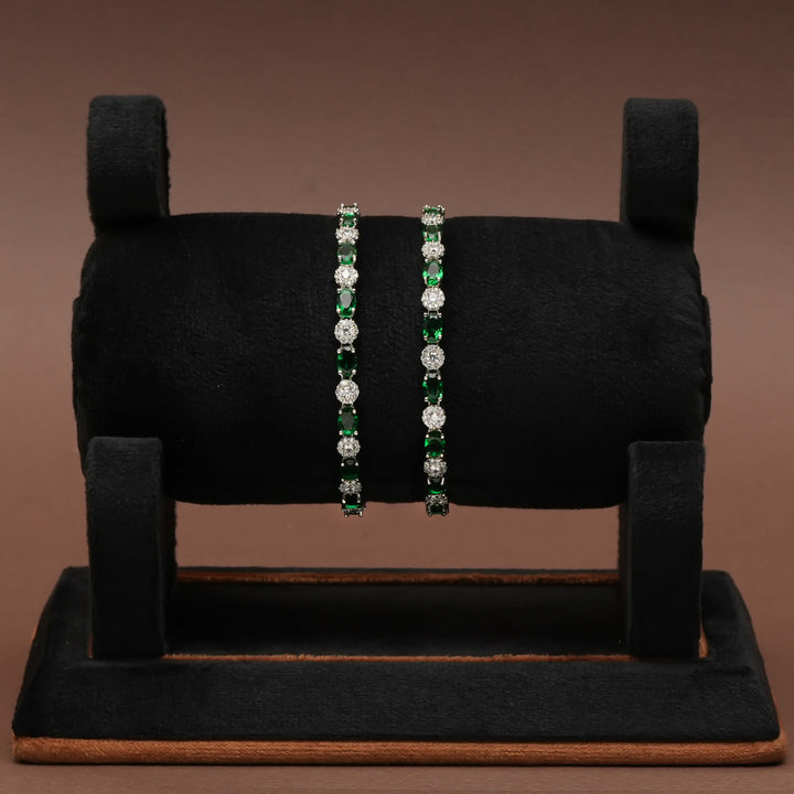CZ Emerald Bangles