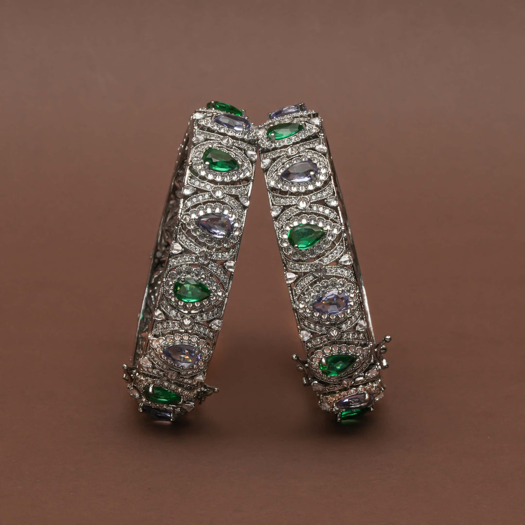 CZ Emerald Bangles