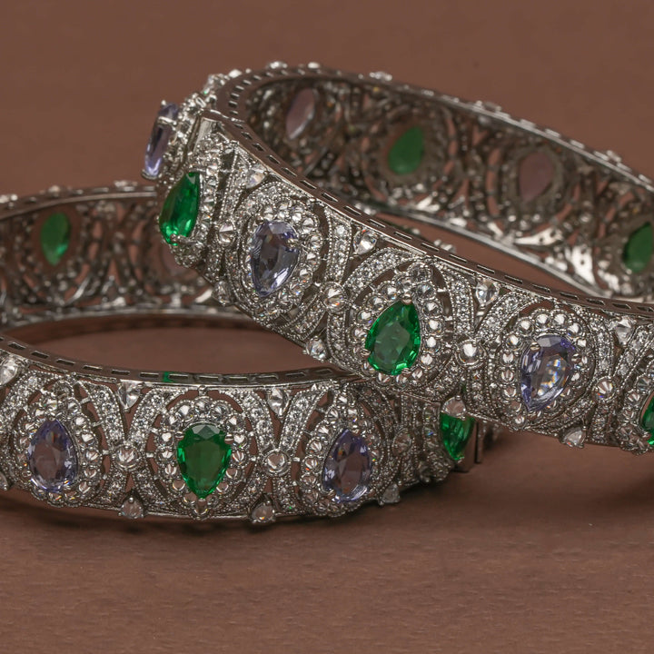 CZ Emerald Bangles
