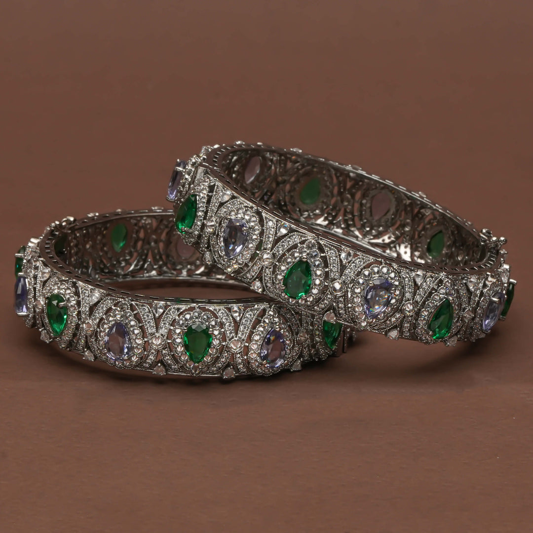 CZ Emerald Bangles