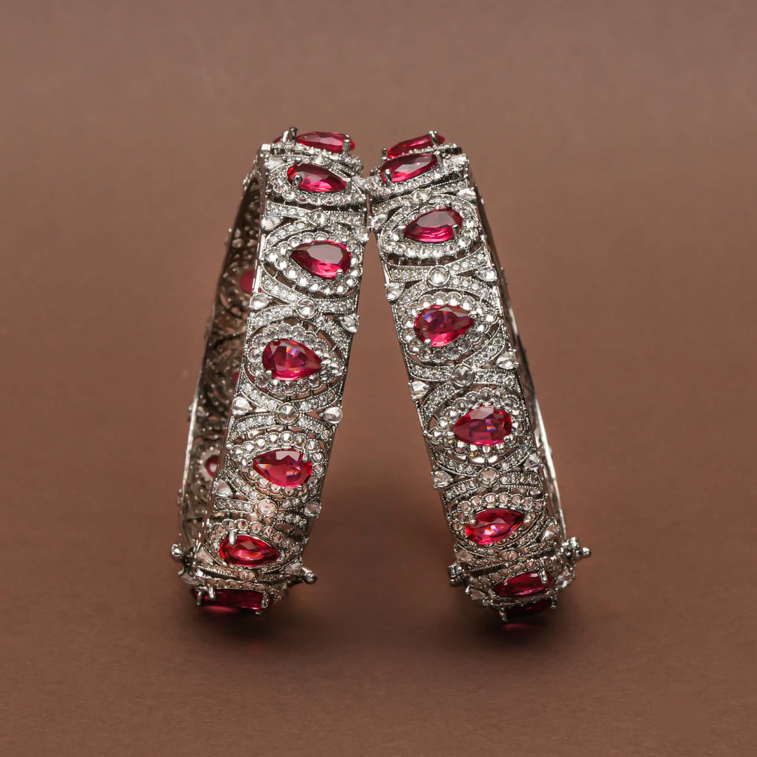 CZ Ruby Bangles