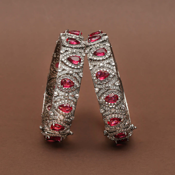 CZ Ruby Bangles