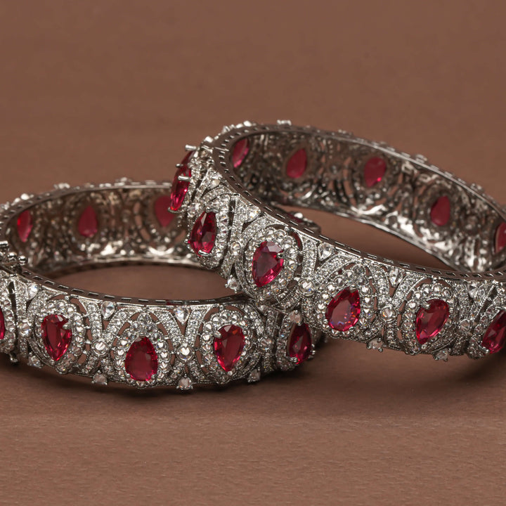 CZ Ruby Bangles