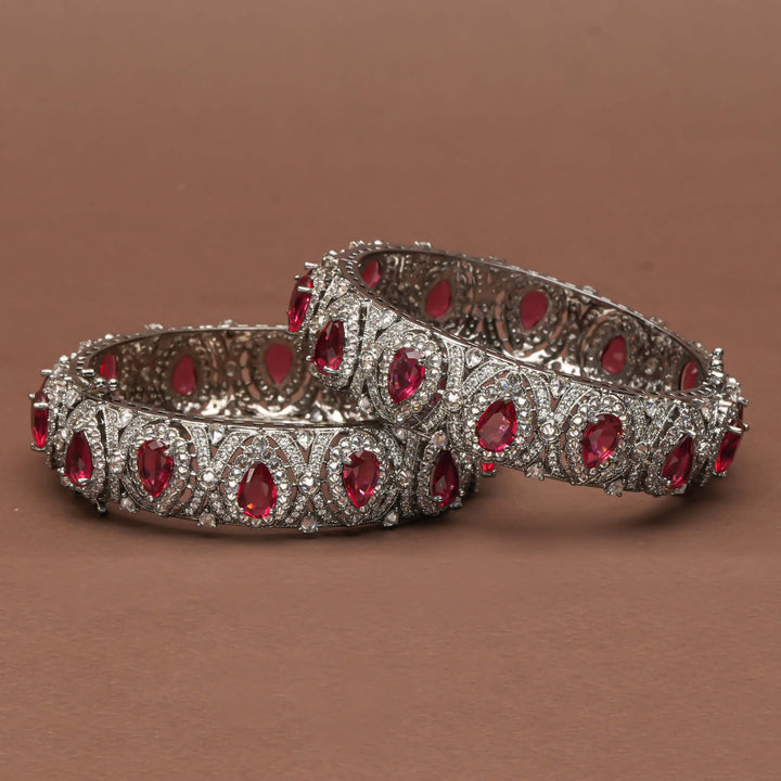 CZ Ruby Bangles