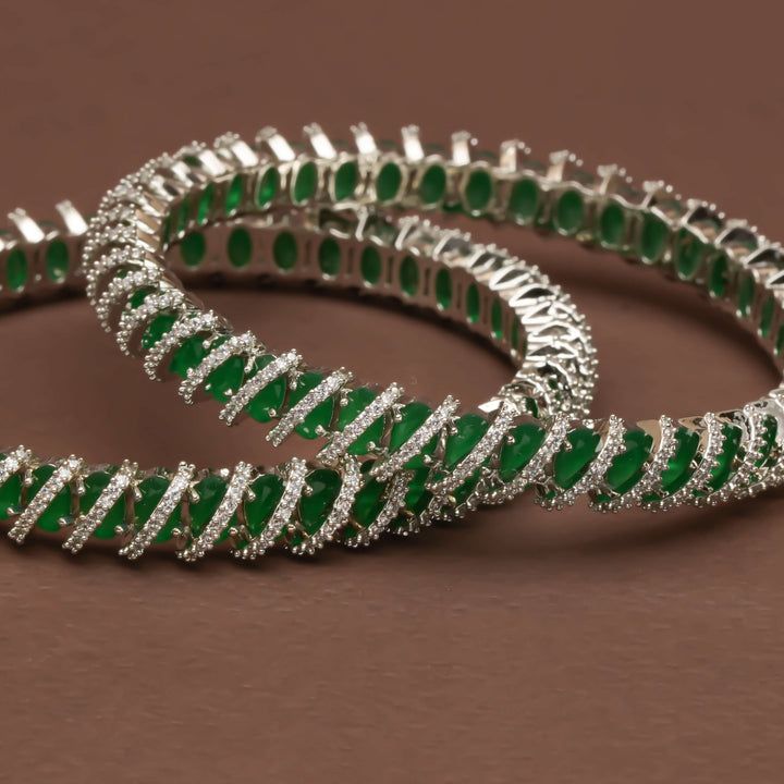 CZ Emerald Bangles