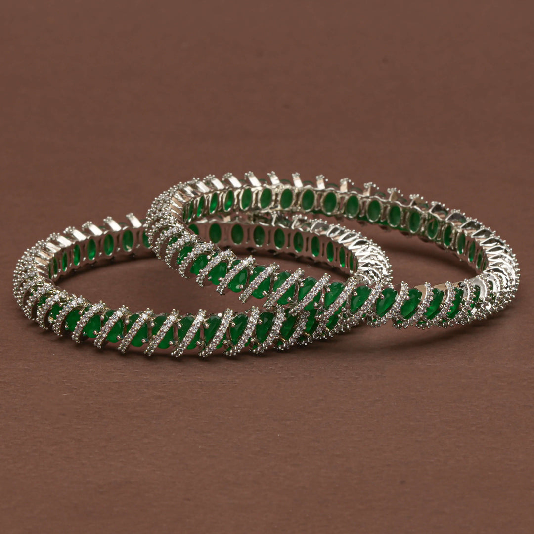 CZ Emerald Bangles