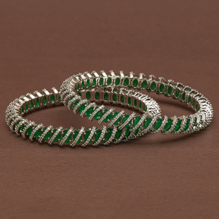CZ Emerald Bangles