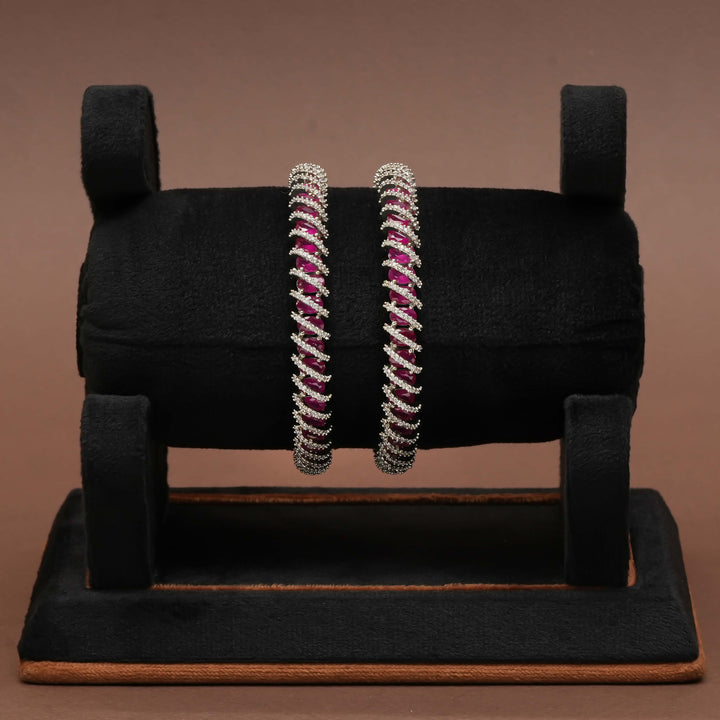CZ Ruby Bangles