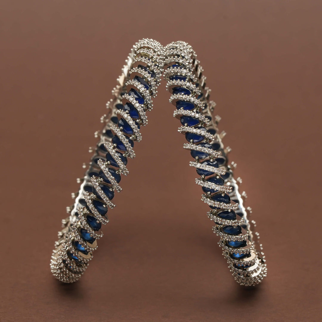 CZ Sapphire Bangles