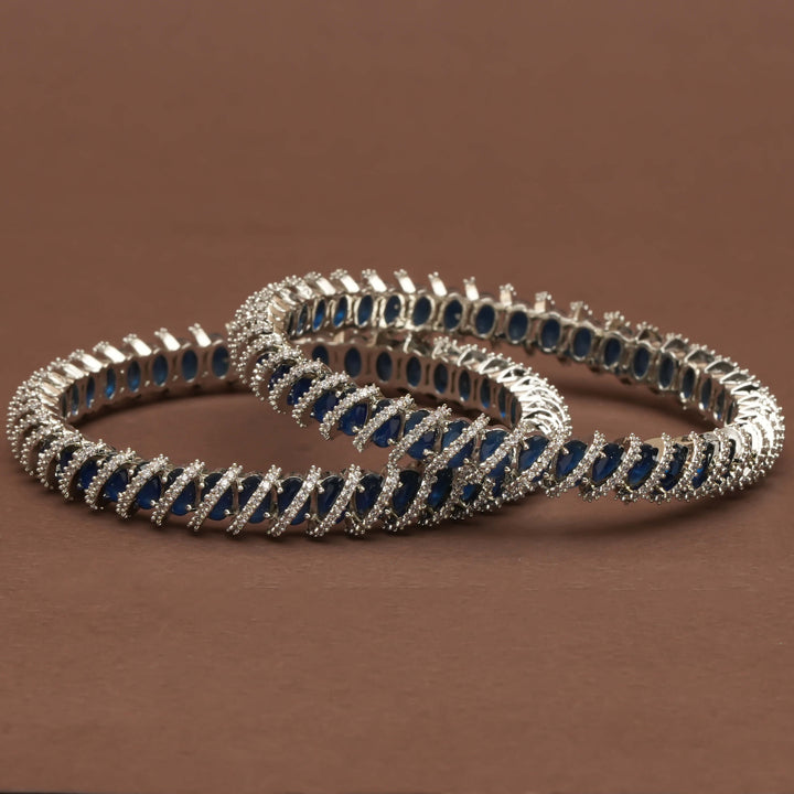 CZ Sapphire Bangles