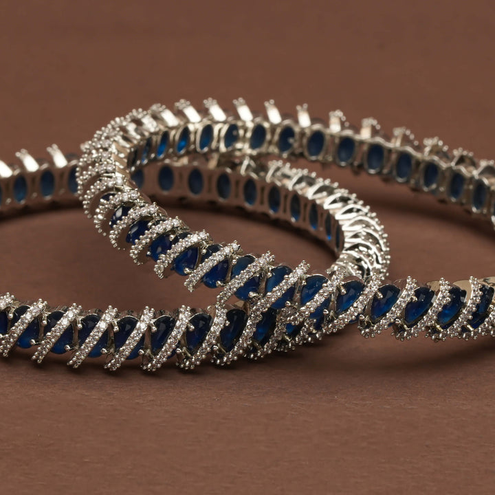 CZ Sapphire Bangles