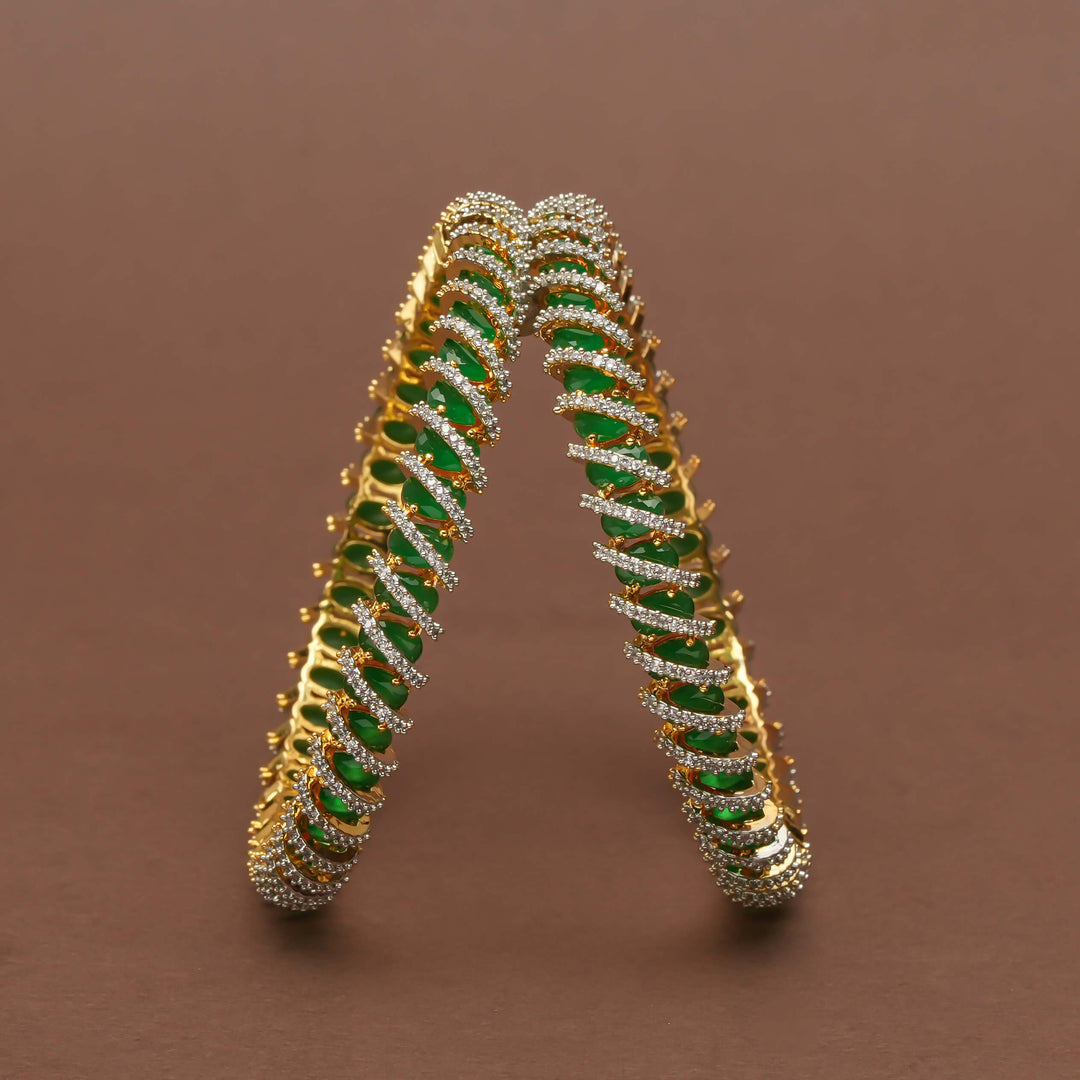 CZ Emerald Bangles