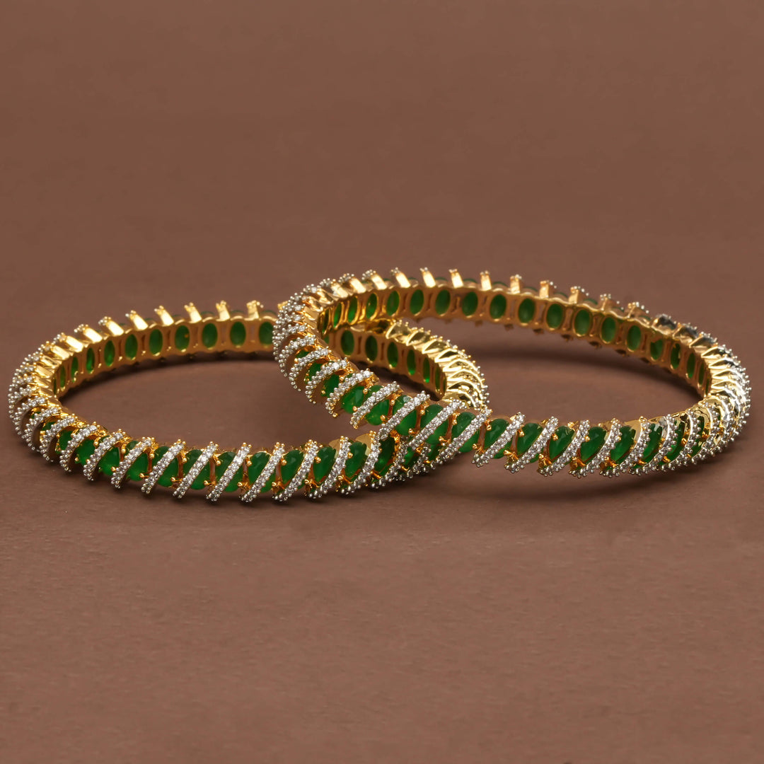 CZ Emerald Bangles