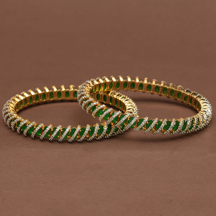 CZ Emerald Bangles