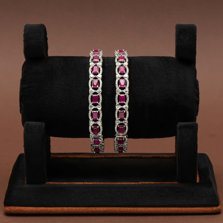 CZ Ruby Bangles