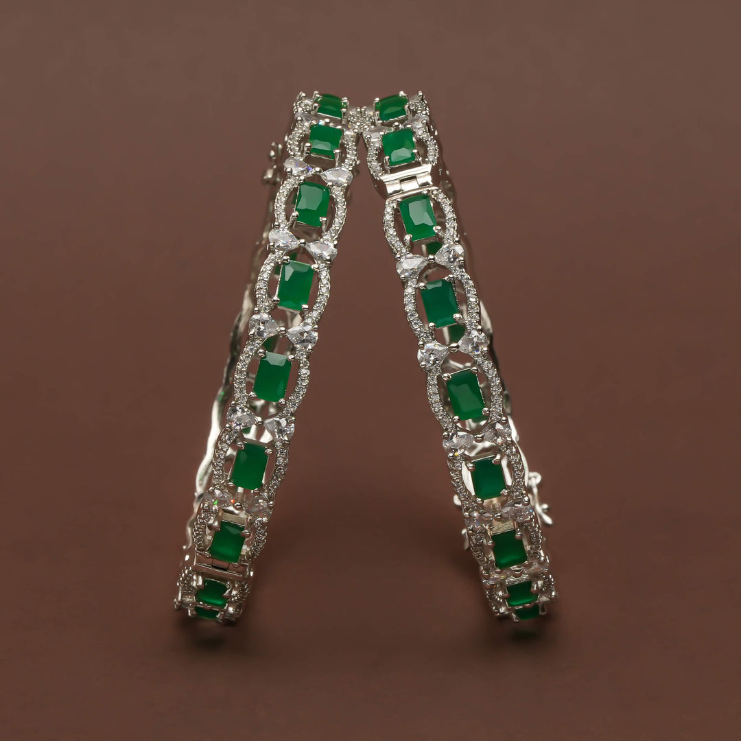 CZ Emerald Bangles