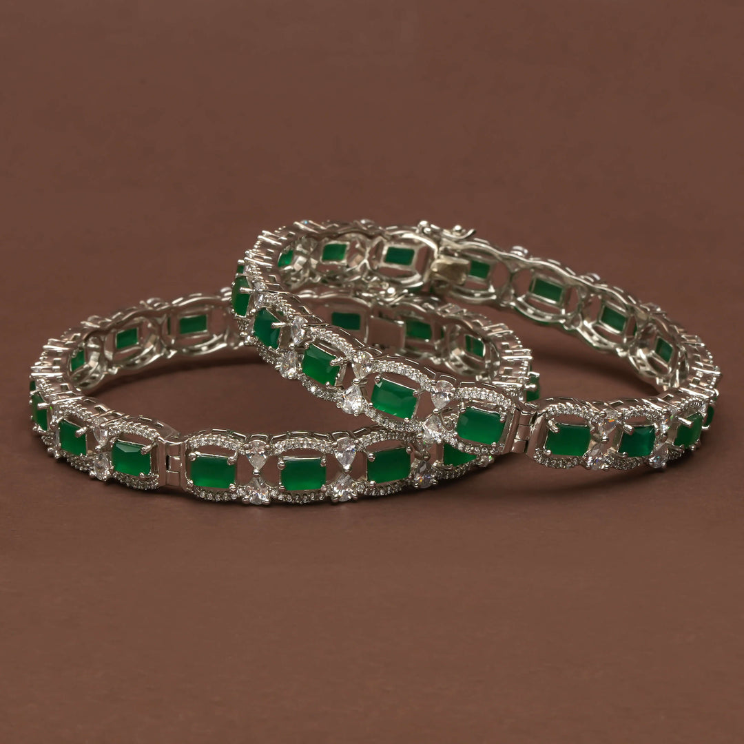 CZ Emerald Bangles