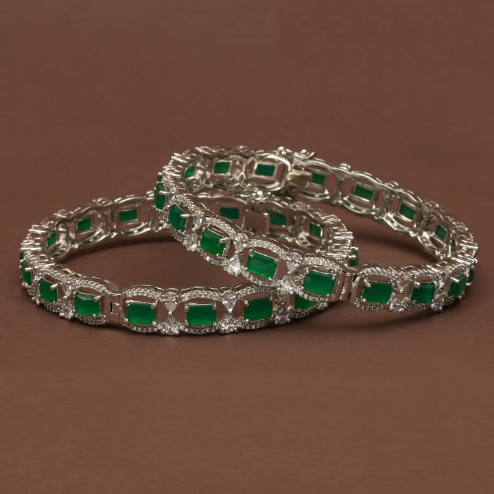 CZ Emerald Bangles