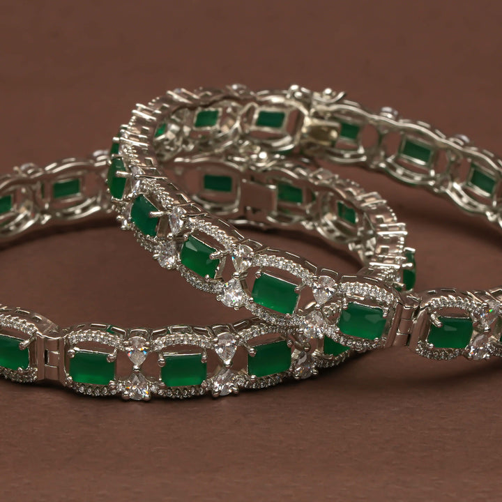 CZ Emerald Bangles