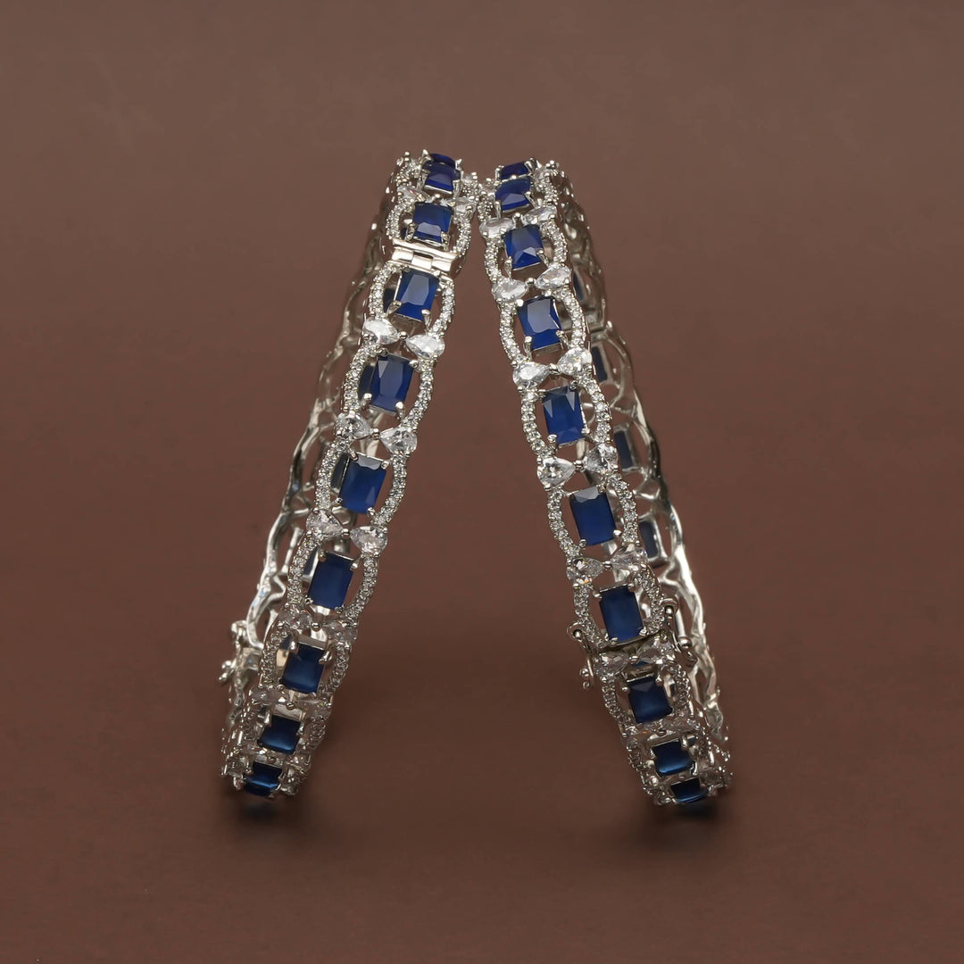 CZ Sapphire Bangles