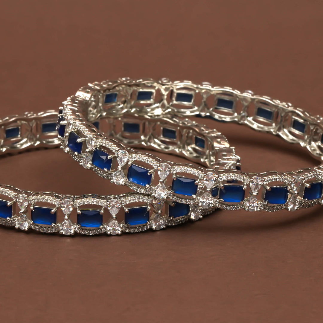 CZ Sapphire Bangles