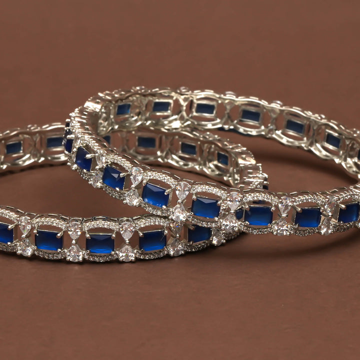 CZ Sapphire Bangles