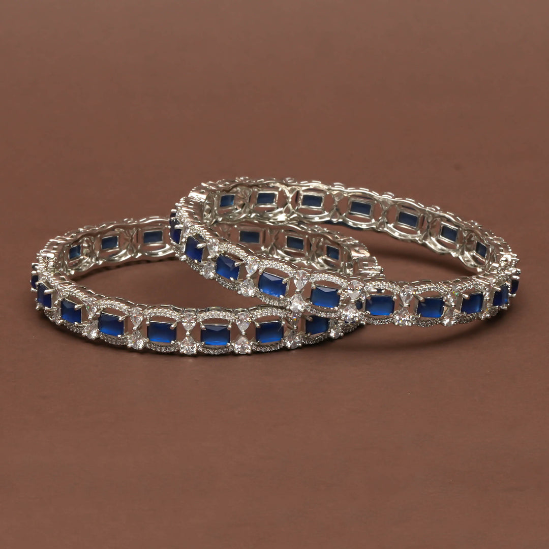 CZ Sapphire Bangles